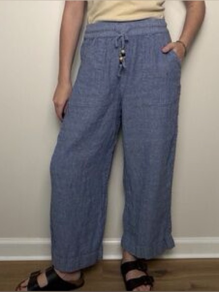 Martha Stewart Collection Linen Wide Leg Linen Pants Martha Stewart Collection Linen Wide Leg Linen Pants